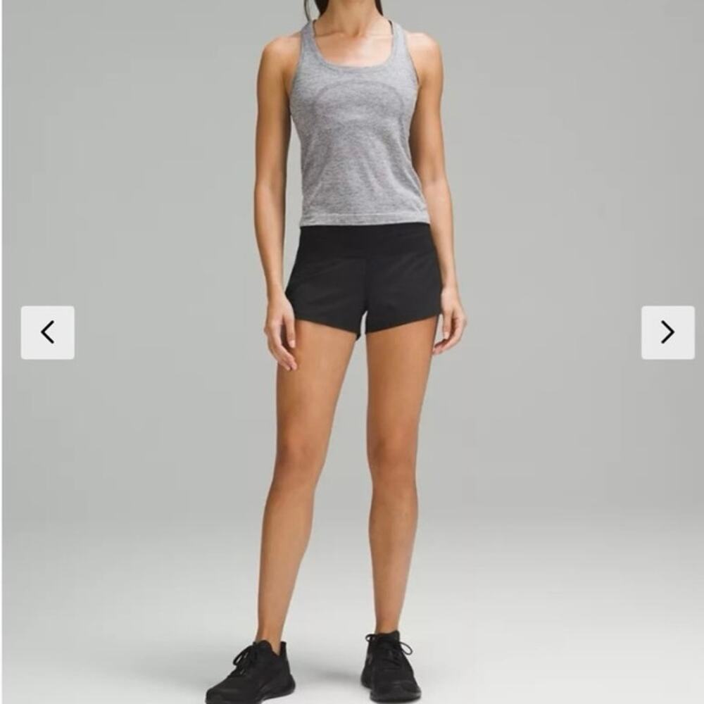 Lululemon Speed Up Low-Rise Lined Short 2.5" Black Women’s SIZE 6